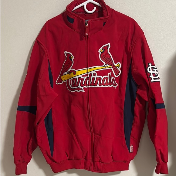 Majestic Cardinals Mens Bomber
